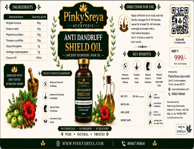 Anti Dandruff Shield Oil